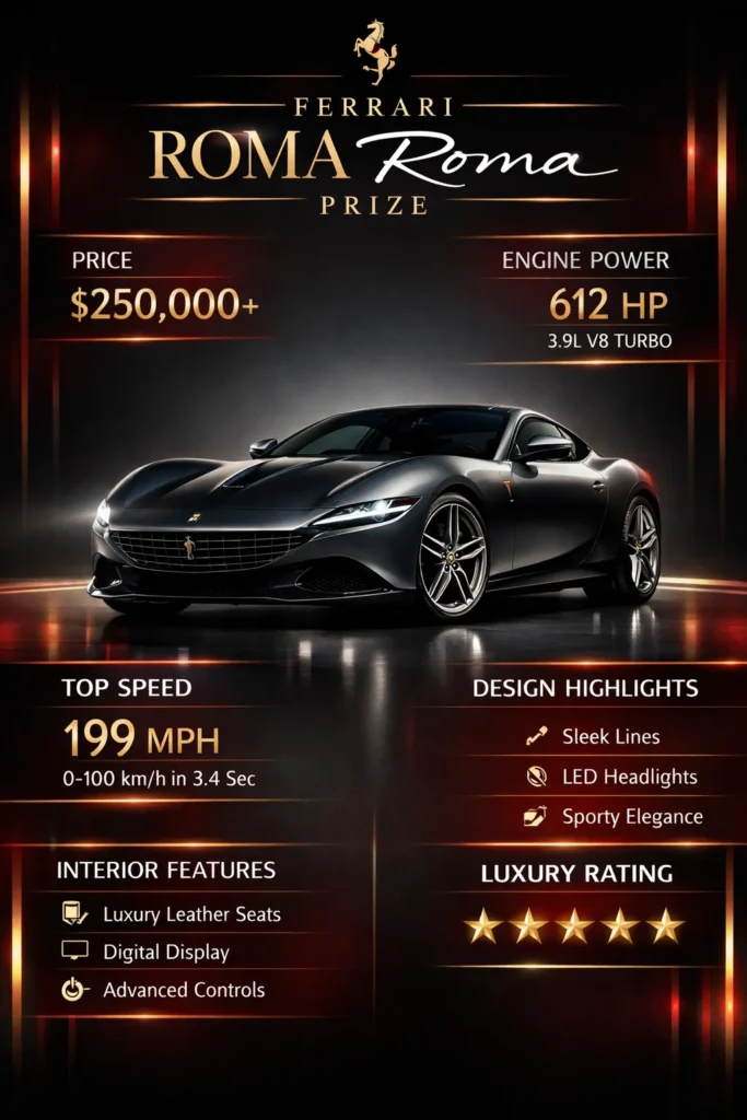 Ferrari roma price