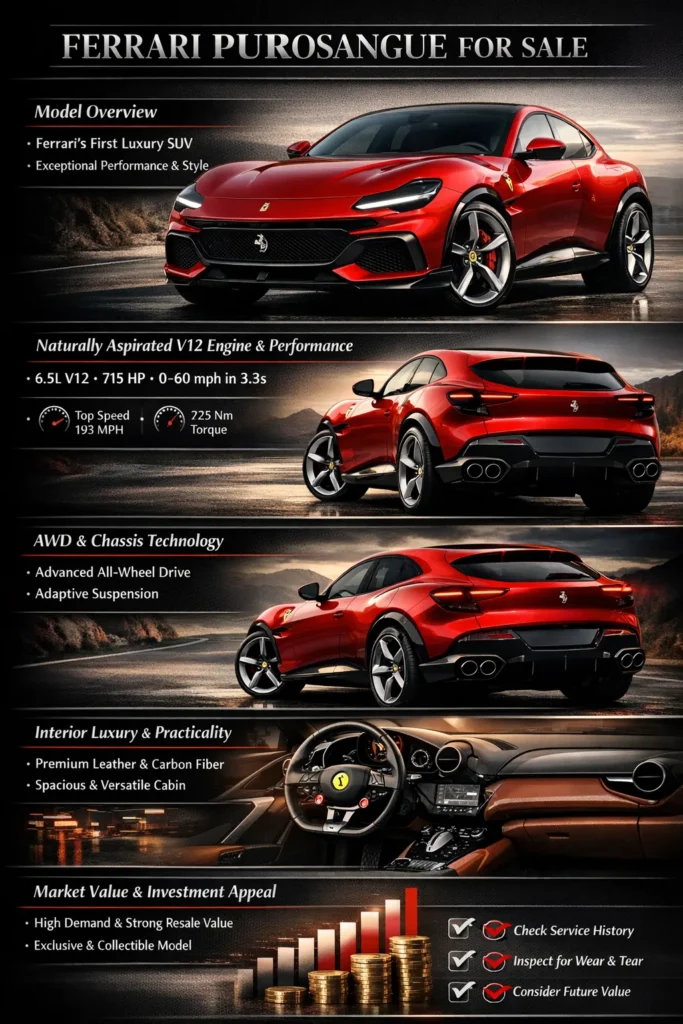 ferrari purosangue for sale