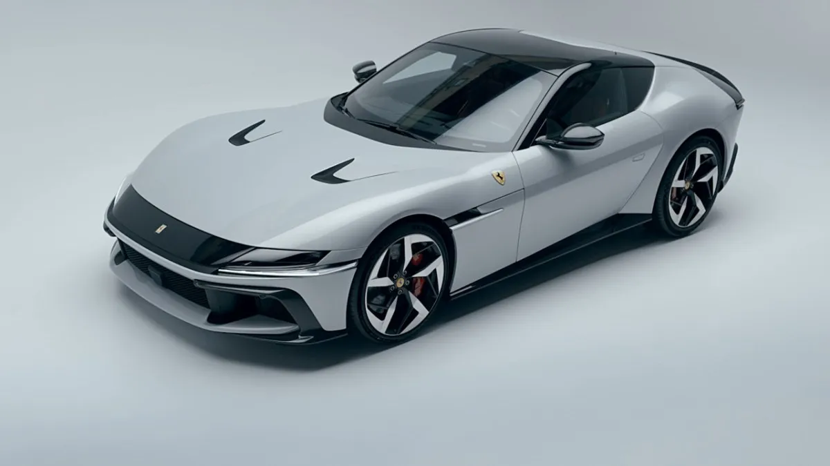 Infographic showing cheaper Ferrari alternatives with performance specs, design comparison, pricing, and expert buying guide for budget supercar buyers