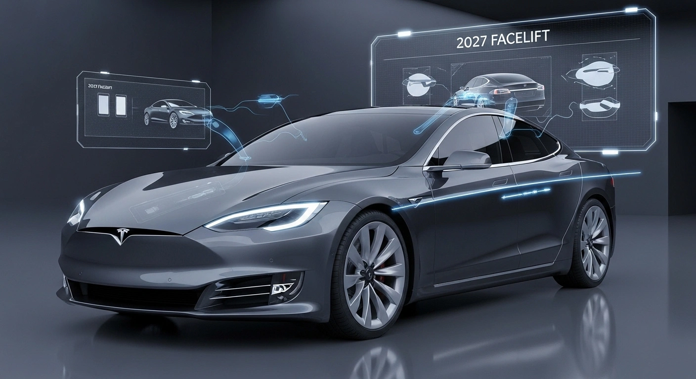 tesla model s gets a virtual 2027 facelift