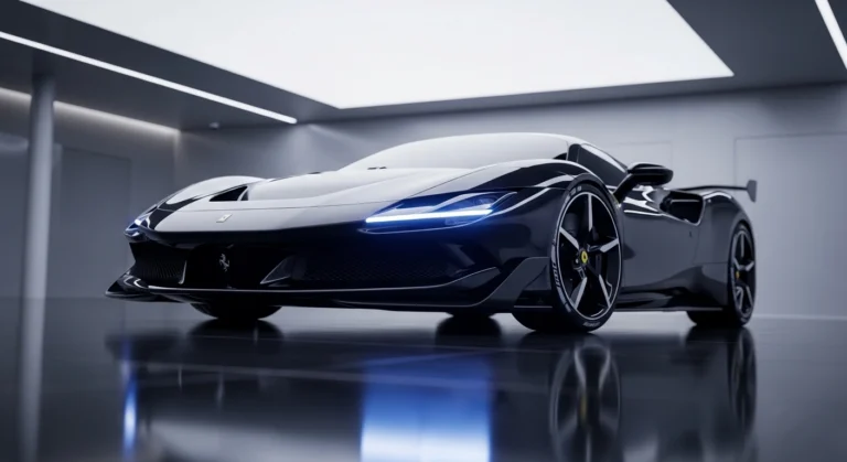 Ferrari Modis infographic explaining whether Ferrari Modis is a real Ferrari, the ModisCS portal connection, and Ferrari 512 S Modulo confusion