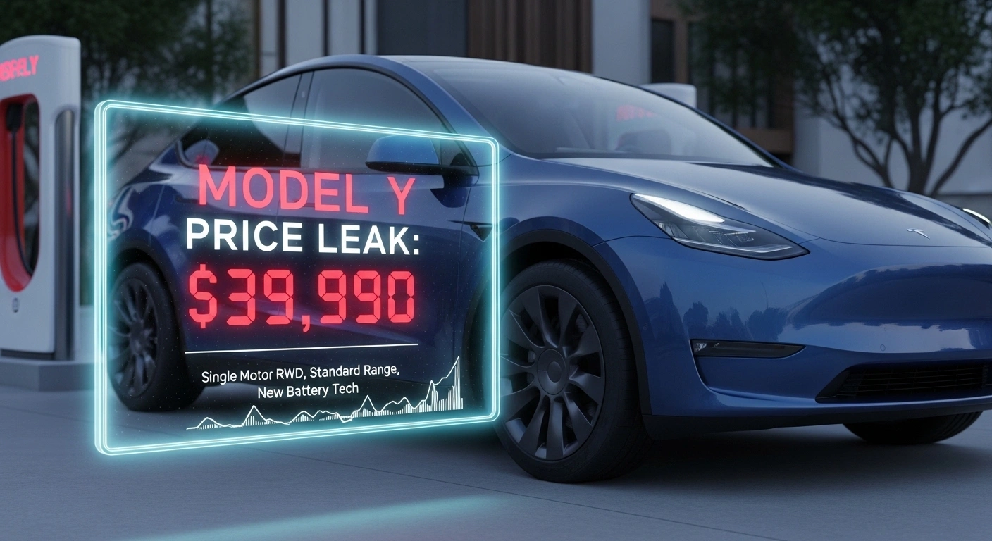 cheaper tesla model y price leak