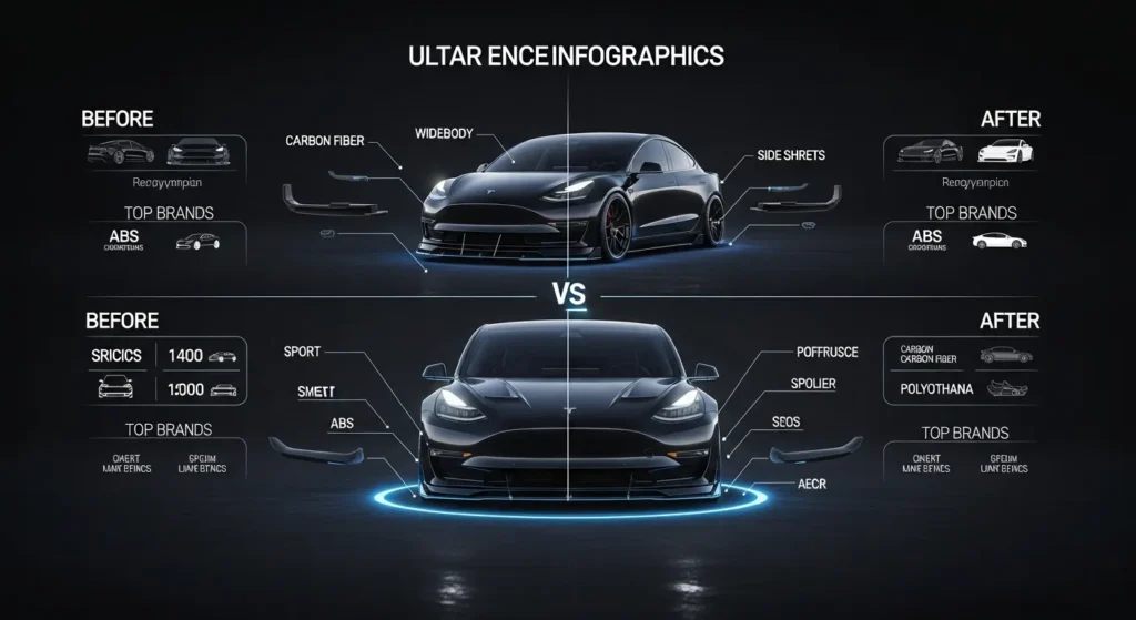 Tesla Model 3 body kit