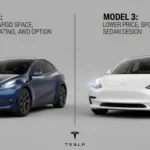 Tesla model Y vs model 3