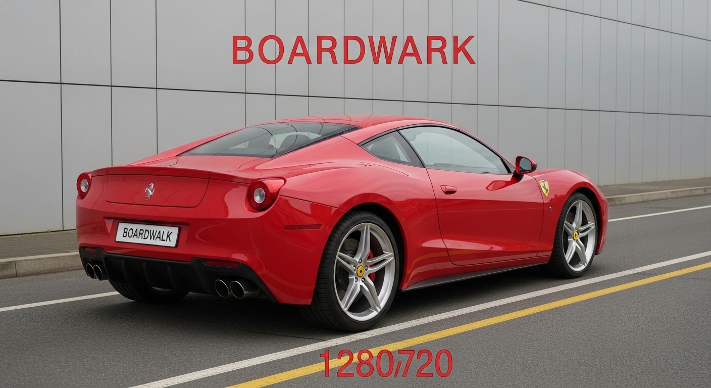 Boardwalk Ferrari