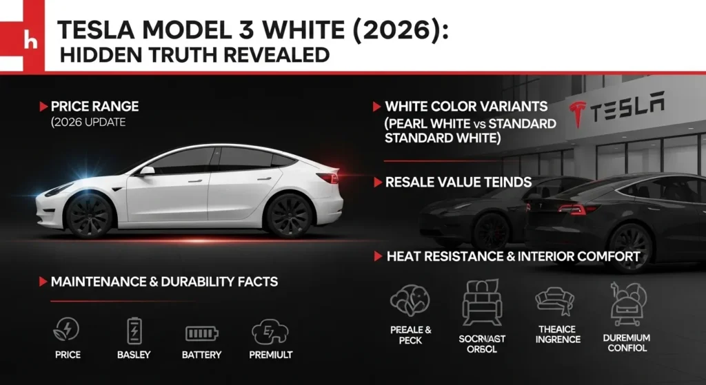 tesla model 3 white