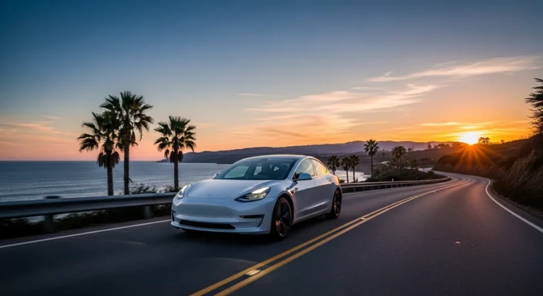 tesla model 3 white