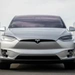 tesla model x front on