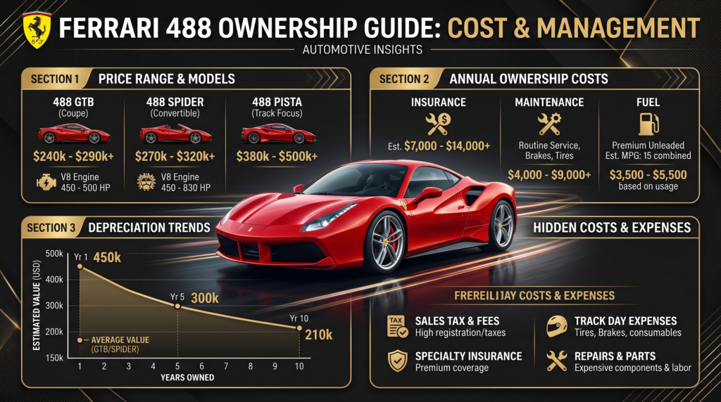Ferrari 488 Cost