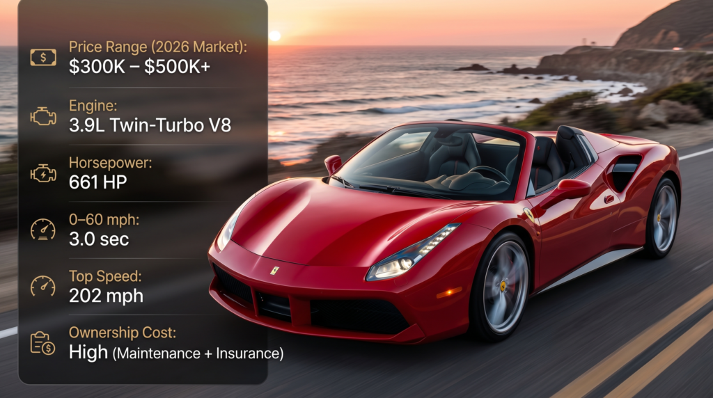 Ferrari 488 Spider for sale