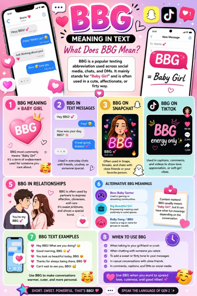 BBG Meaning in Text