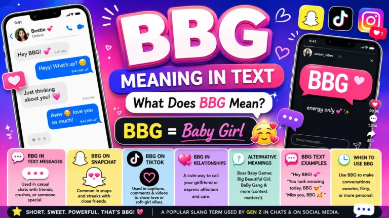 BBG Meaning in Text