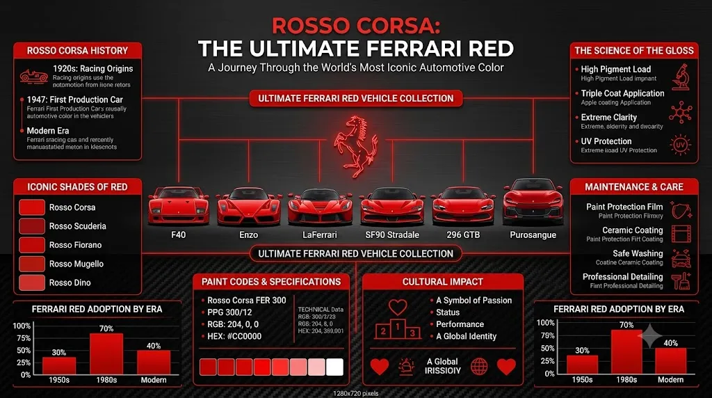 Color Ferrari Red