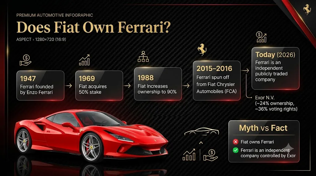 Does Fiat Own Ferrari