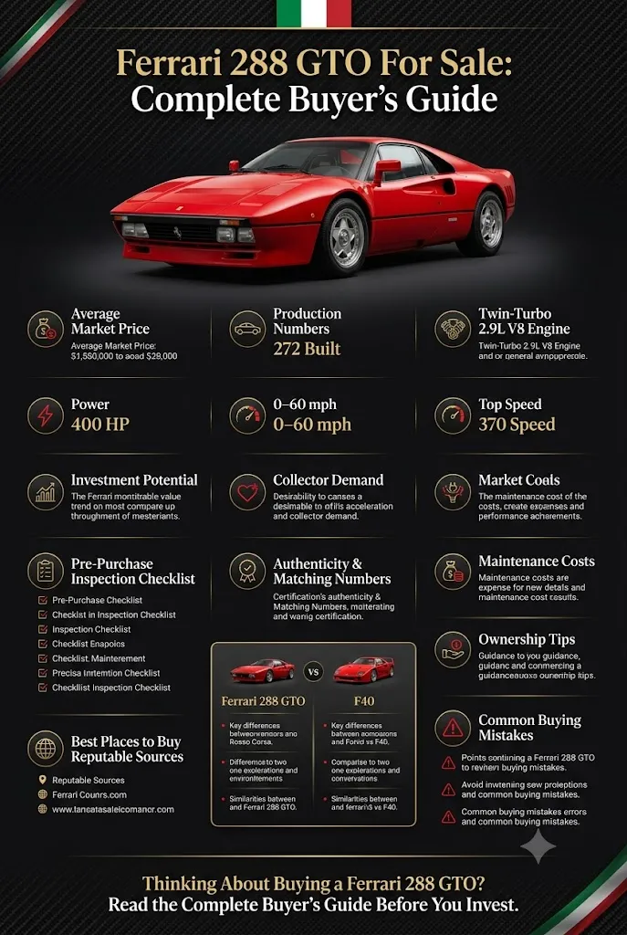 Ferrari 288 GTO For Sale
