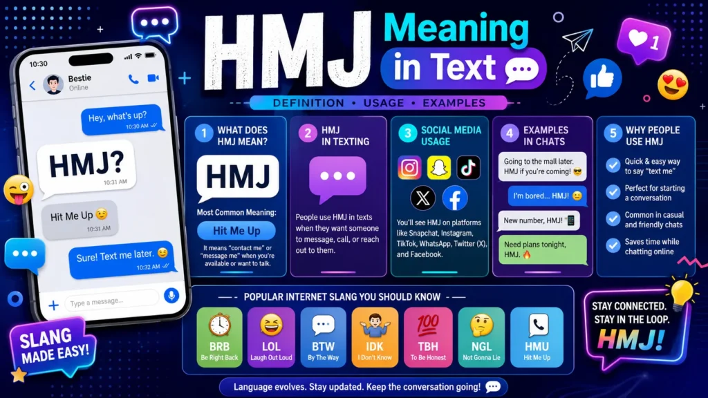 HMJ Meaning in Text