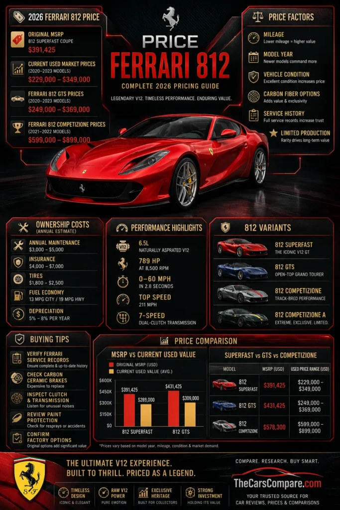 Price Ferrari 812