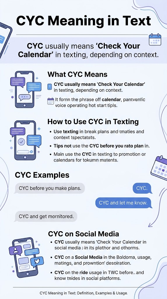 CYC Meaning in Text