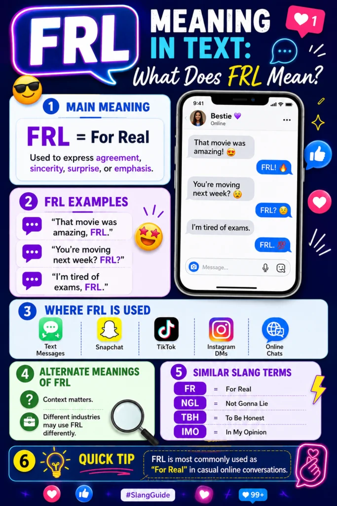 FRL Meaning in Text