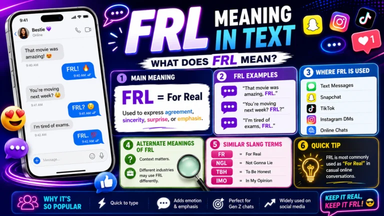 FRL Meaning in Text
