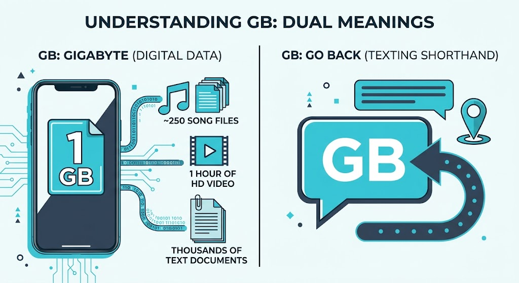 GB Meaning in Text