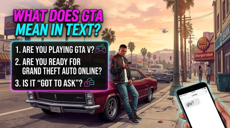 GTA Meaning In Text