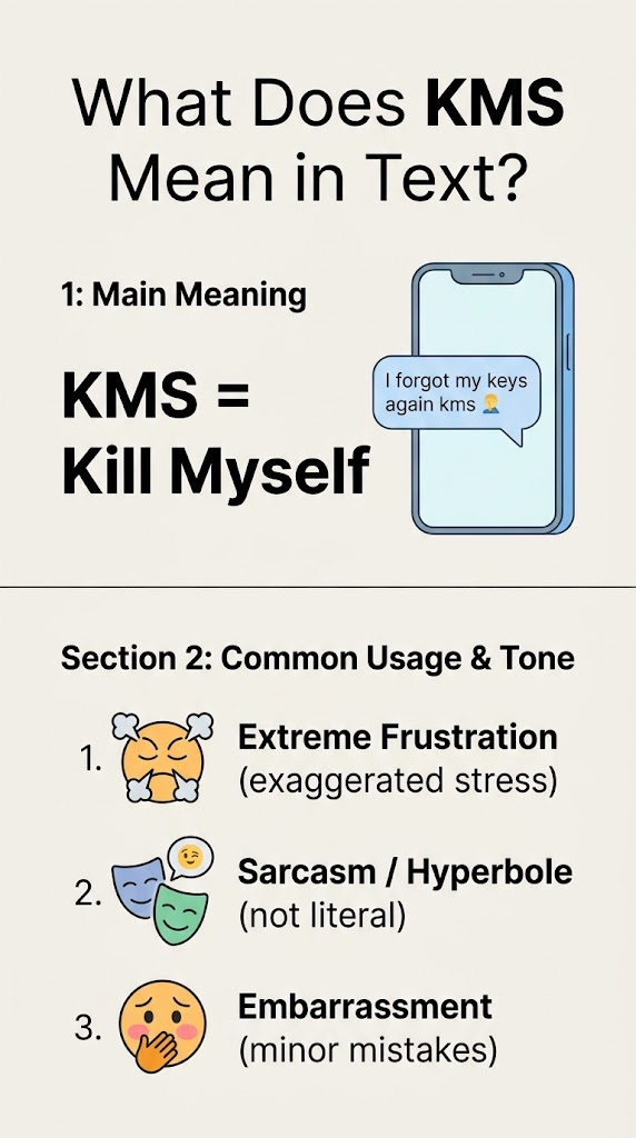 KMS Meaning in Text