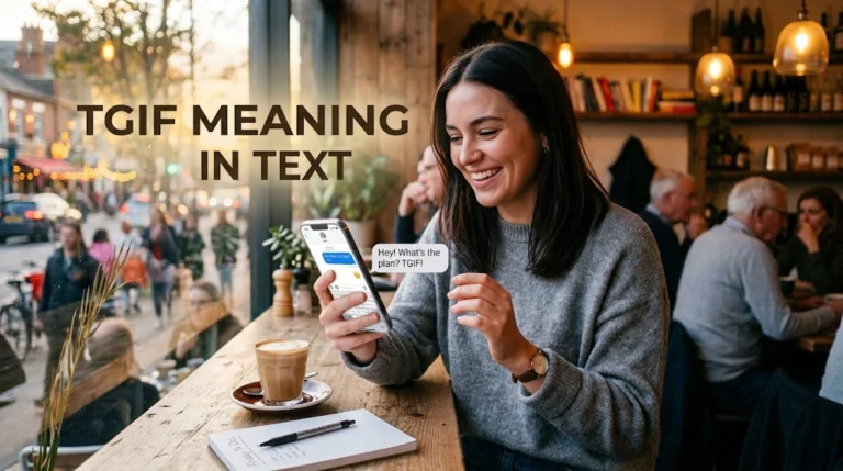TGIF Meaning in Text