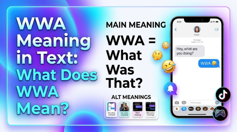 WWA Meaning in Text