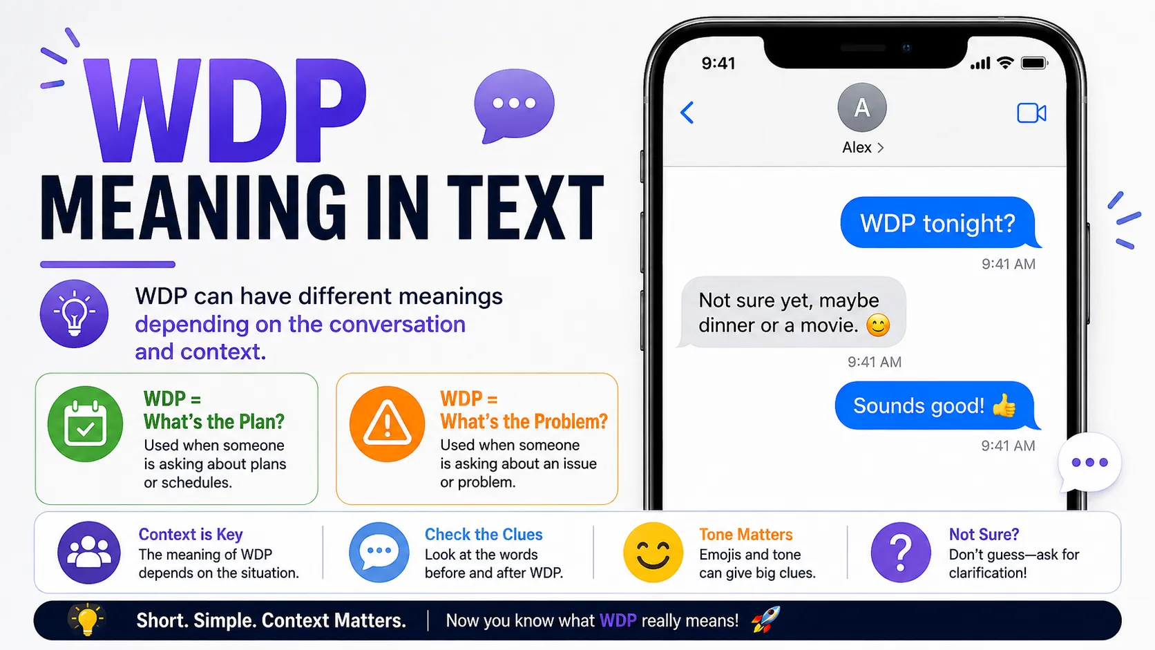 WDP Meaning in Text