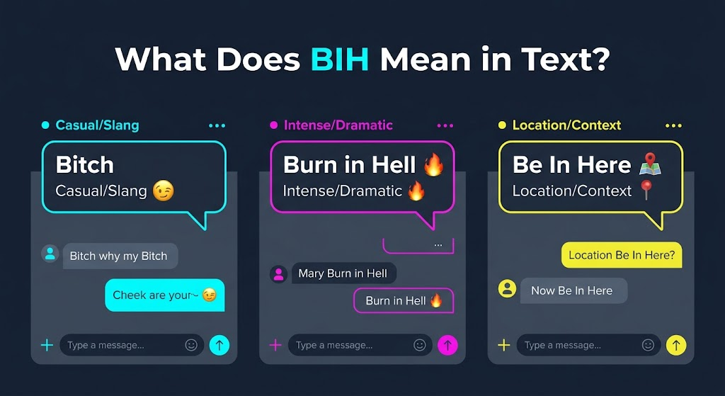 BIH Meaning in Text