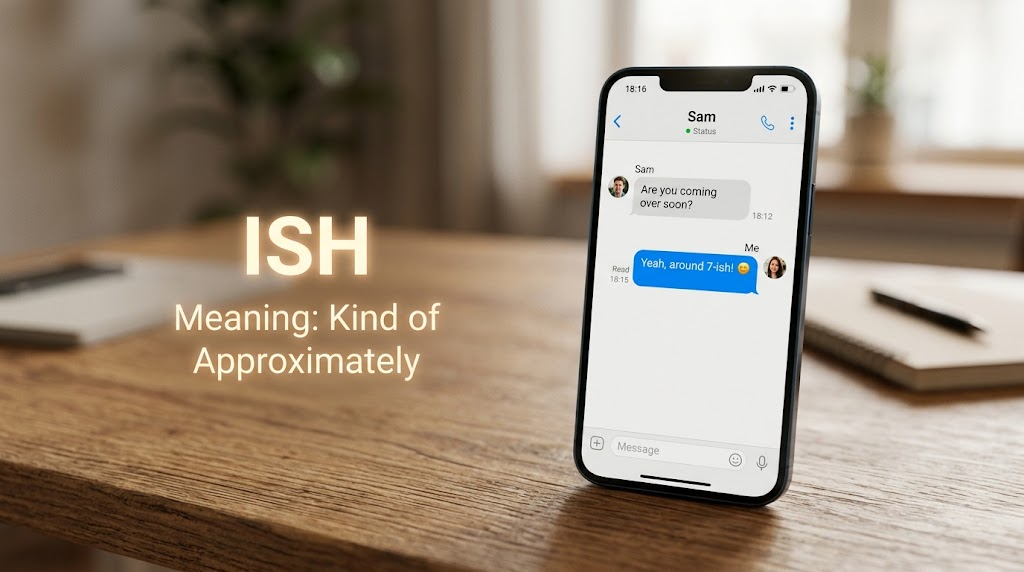 ISH Meaning in Text