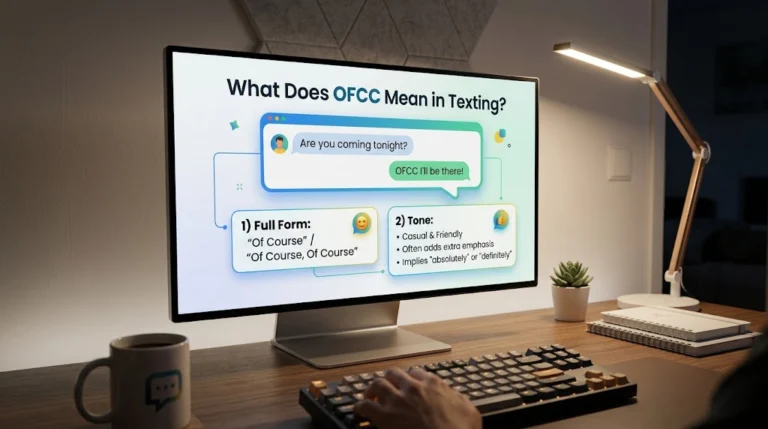 OFCC Meaning in Text