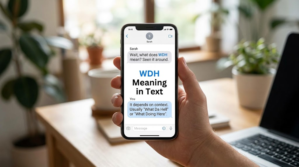 WDH Meaning in Text