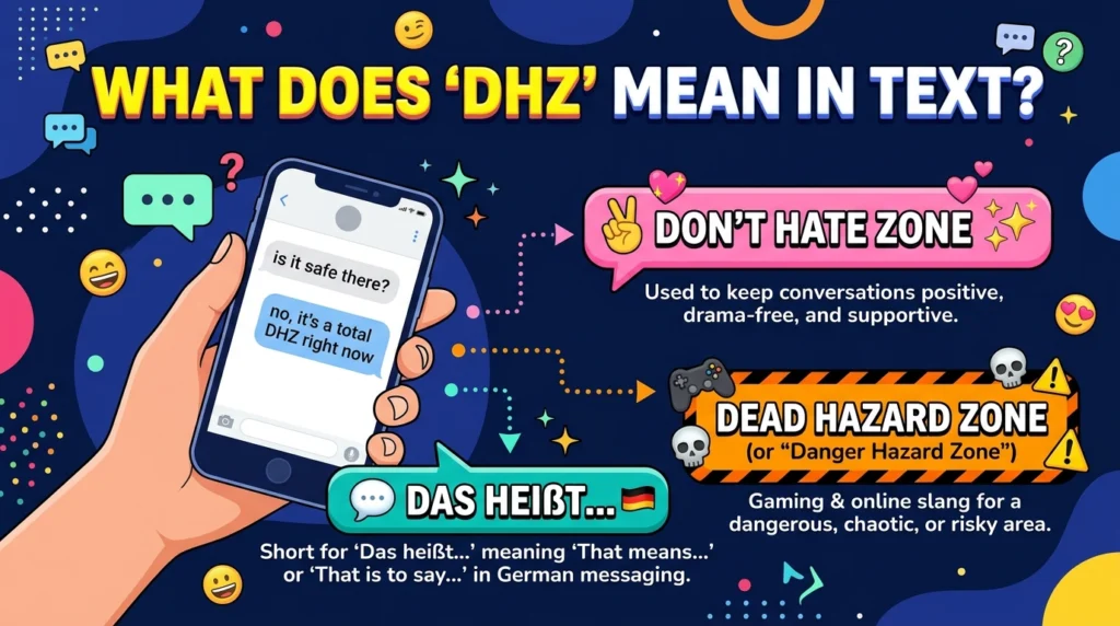DHZ Meaning in Text