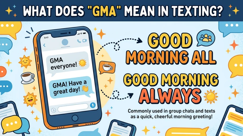 GMA Meaning in Text