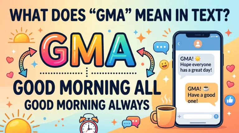 GMA Meaning in Text