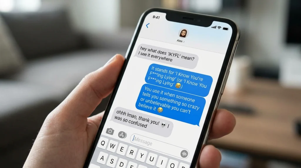 IKYFL Meaning in Text