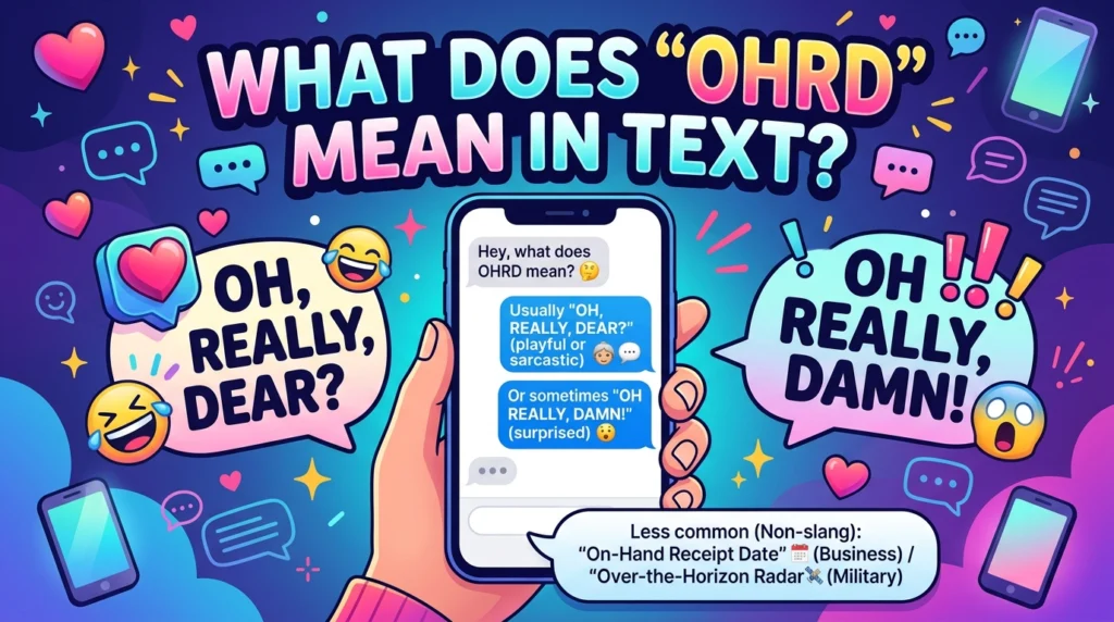 OHRD Meaning in Text