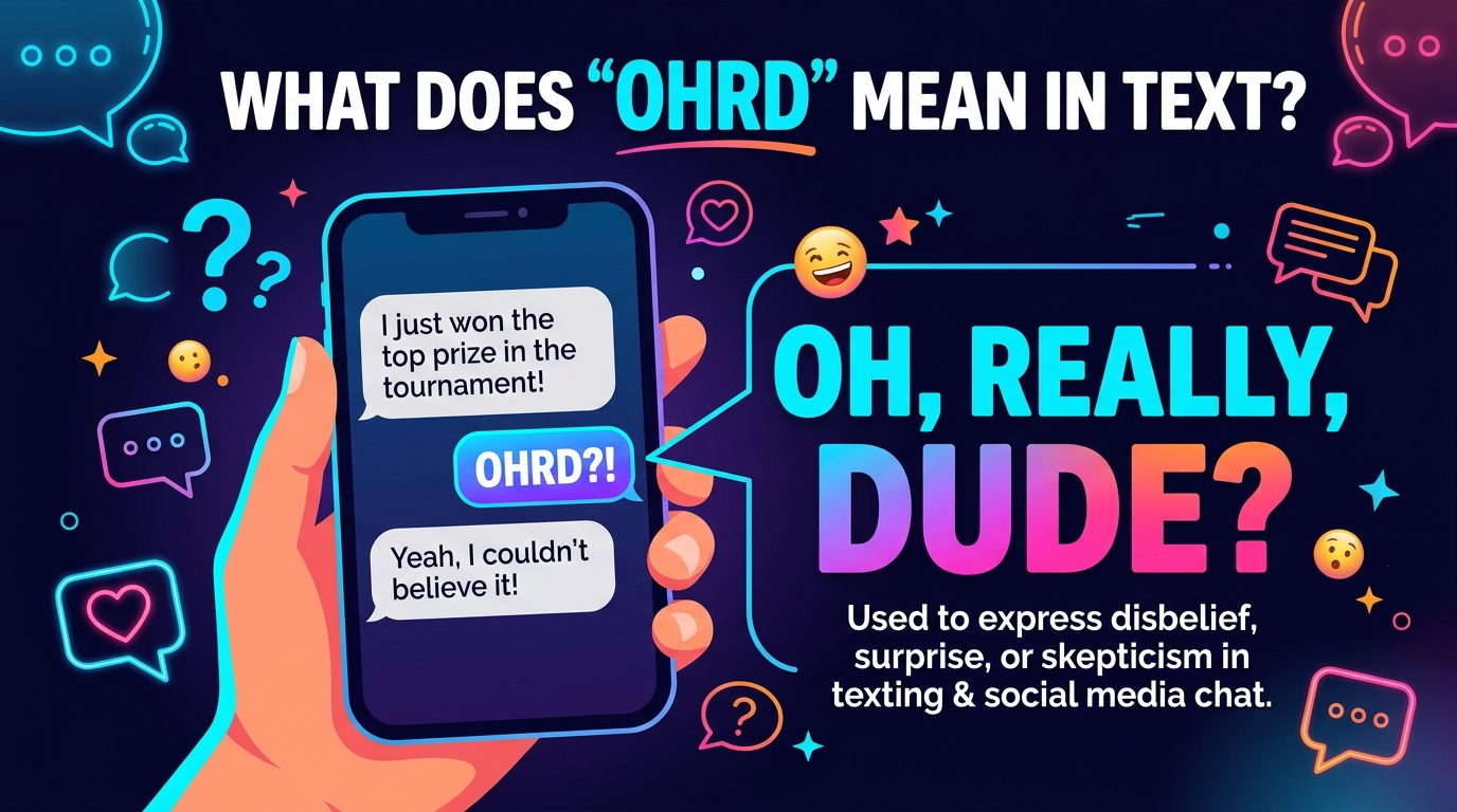 OHRD Meaning in Text