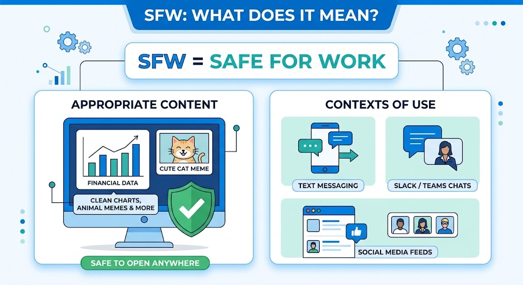 SFW Meaning in Text