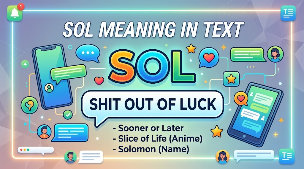 SOL Meaning in Text