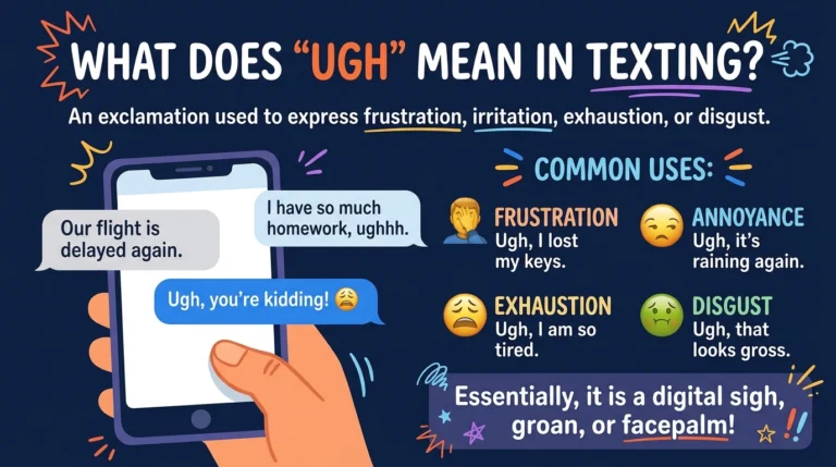 UGH Meaning in Text