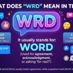 WRD Meaning in Text