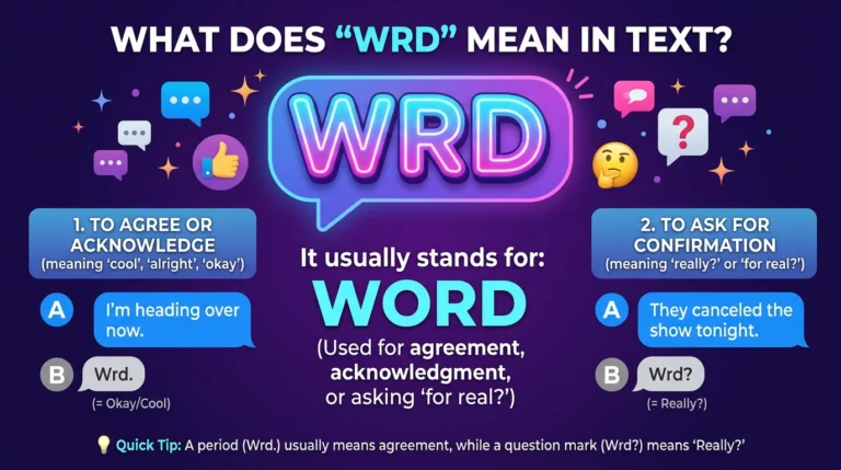 WRD Meaning in Text